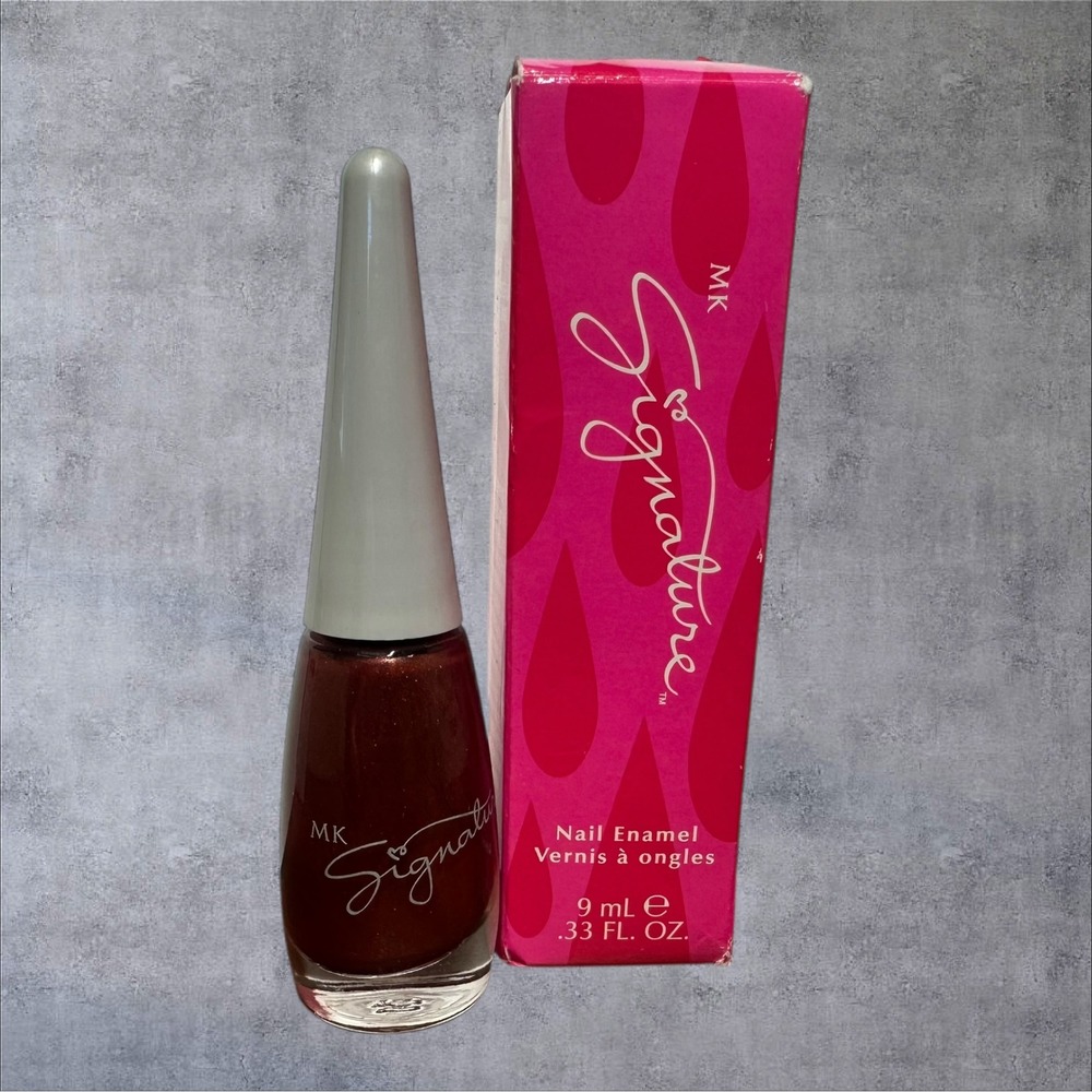 Mary Kay MK Signature Nail Enamel Rich Berry 896100 9mL NEW Box Vintage